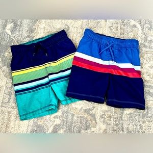 Toddler Boys Swim Trunks - Size 3T